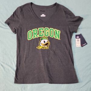 Fanatics Gray Oregon Ducks Short Sleeve Tee